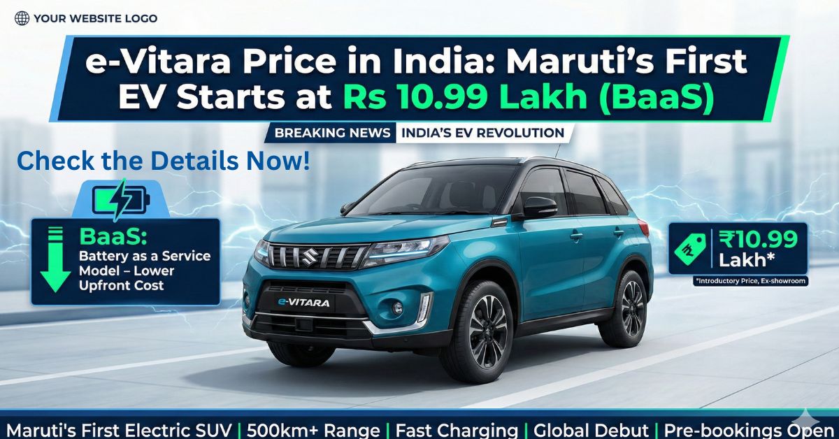 E-Vitara Price in India