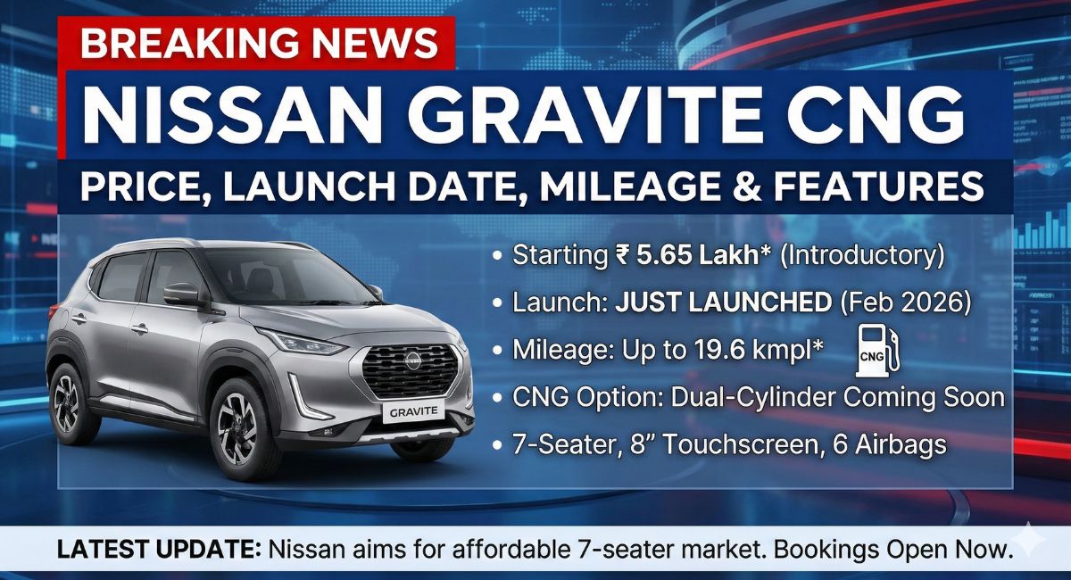 Nissan Gravite CNG Price