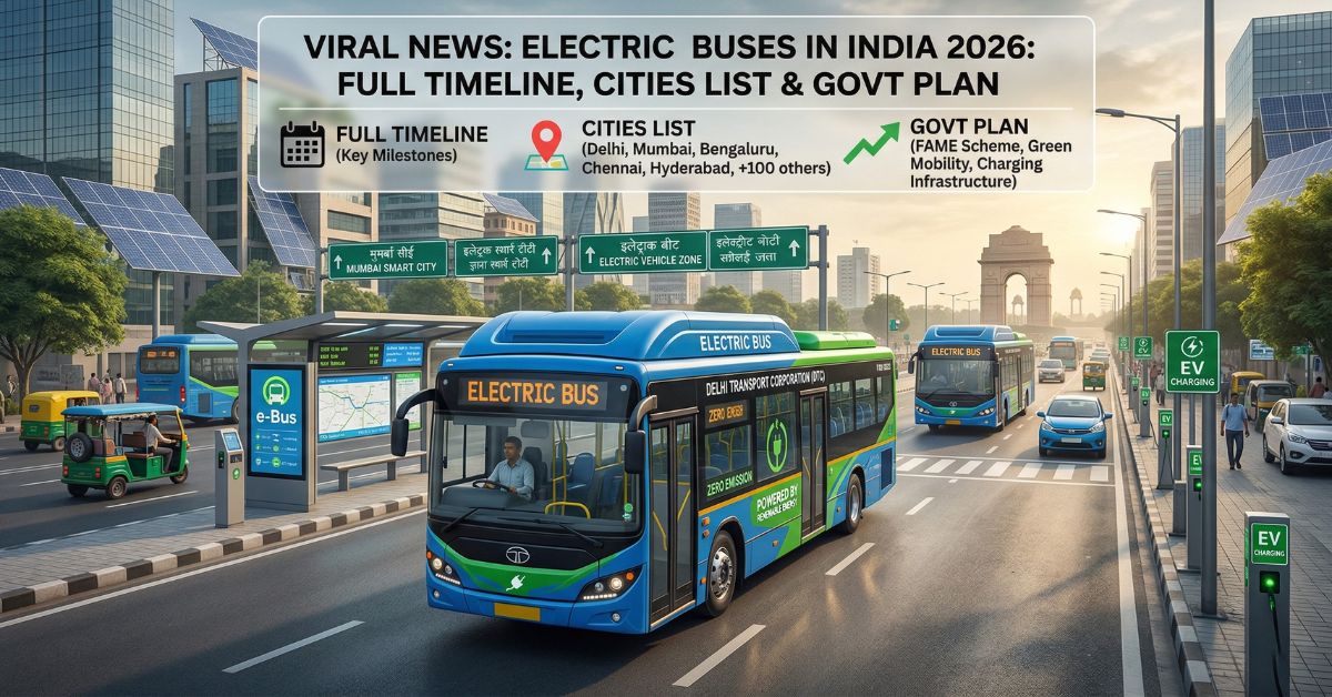 Electric Buses in India 2026