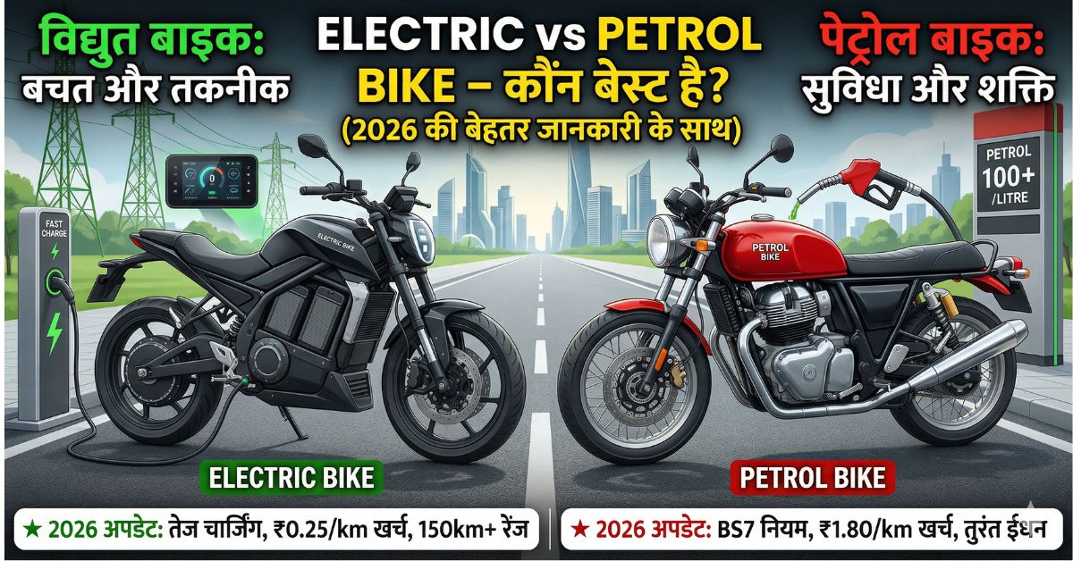Electric vs Petrol Bike – Kaun Best Hai?
