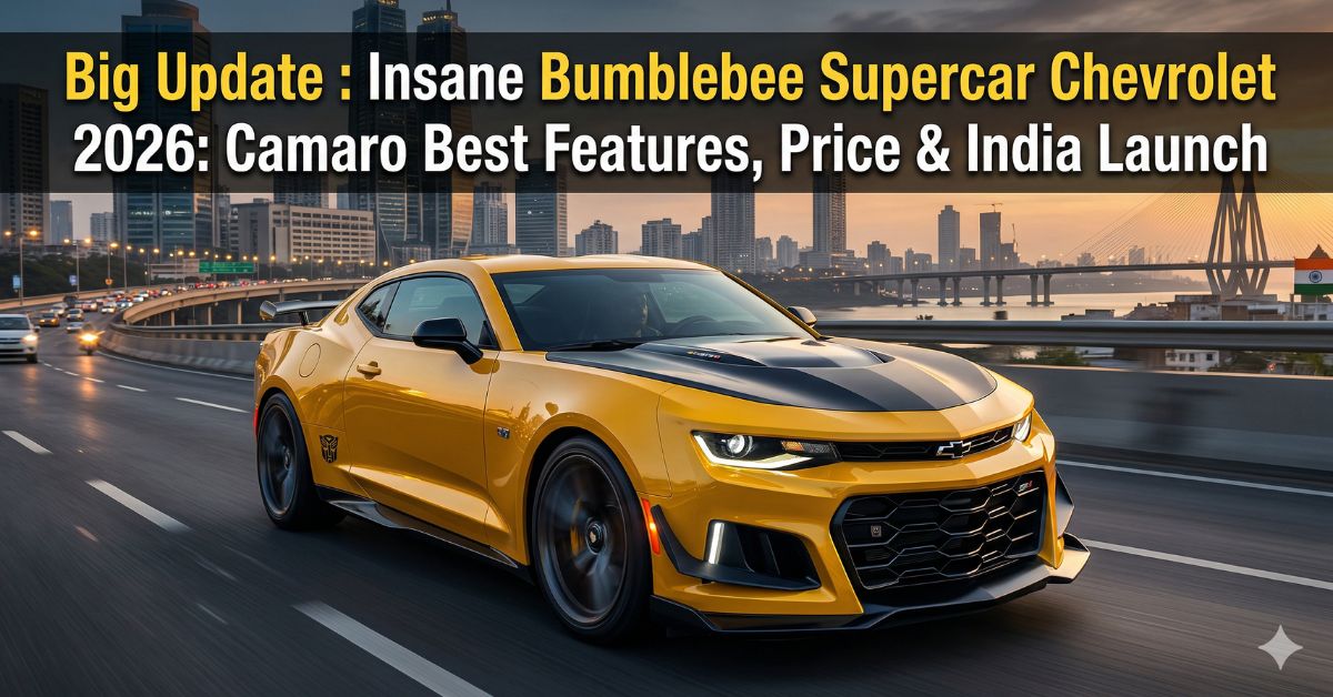 Insane Bumblebee Supercar Chevrolet 2026