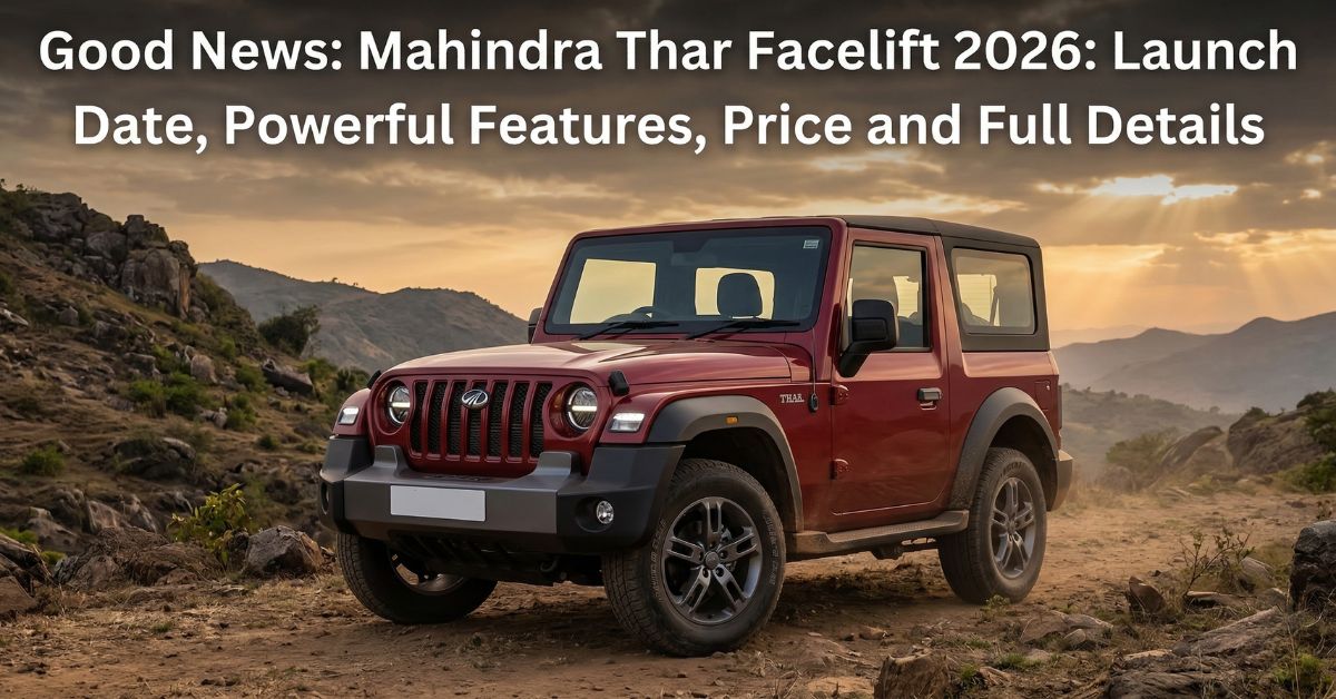 Mahindra Thar Facelift