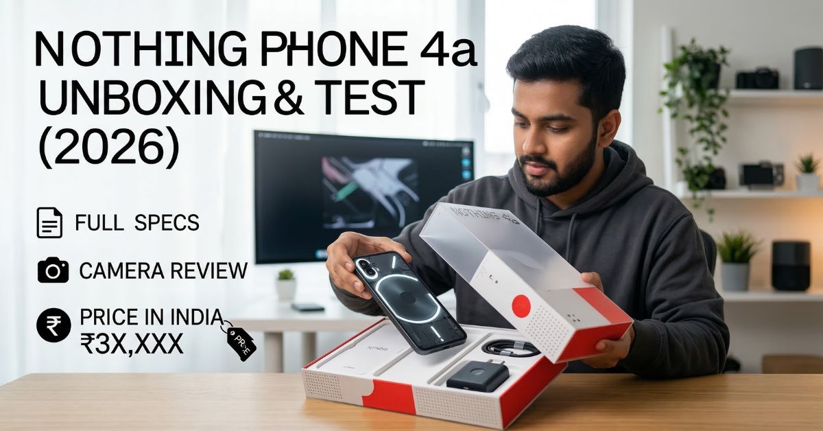 Nothing Phone 4a Unboxing & Test
