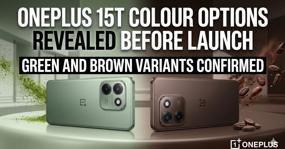 OnePlus 15T Colour Options Revealed Before Launch