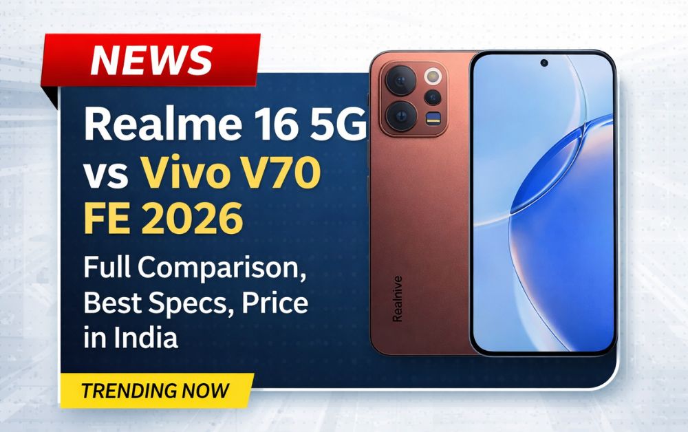 Realme 16 5G vs Vivo V70 FE 2026