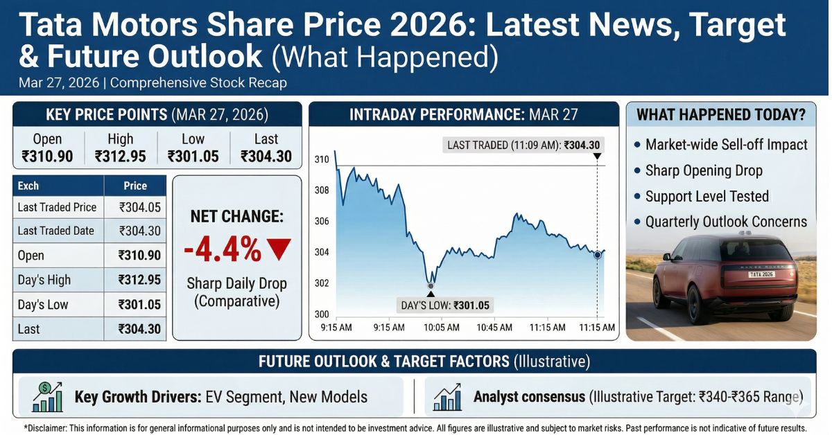 Tata Motors Share Price 2026