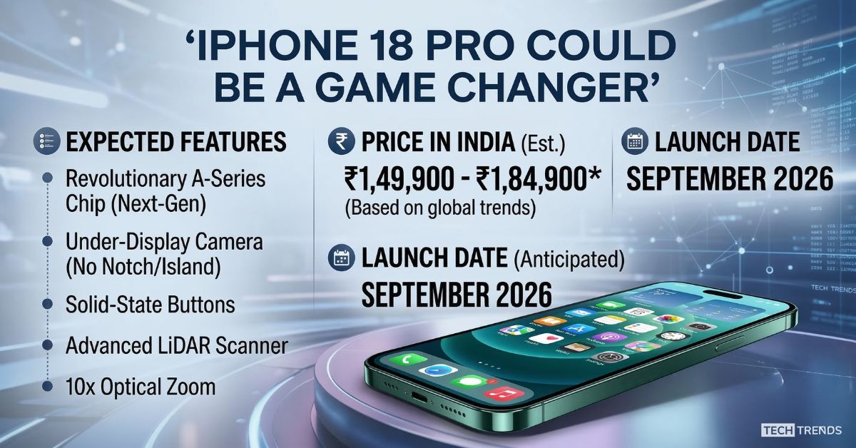 iphone 18 pro is a game changer