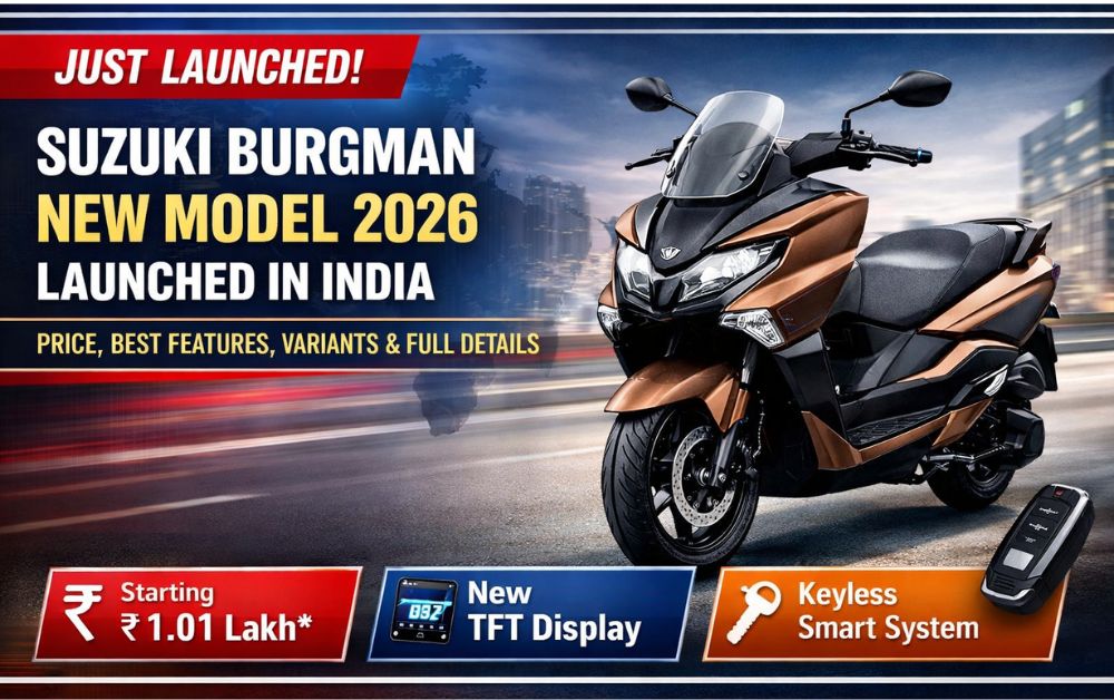 Suzuki Burgman New Model 2026 Launched in India