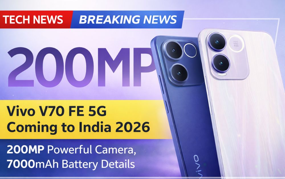 Vivo V70 FE 5G Coming to India 2026