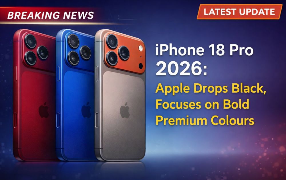 iPhone 18 Pro 2026: Apple Drops Black