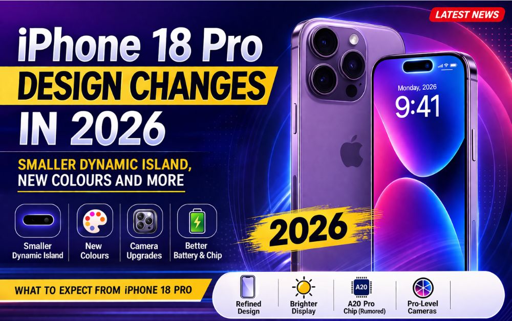 iPhone 18 Pro Design Changes in 2026
